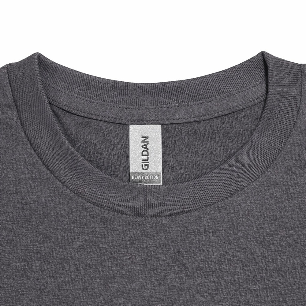 Gildan Wishin I Was‎ Fishin Graphic T-Shirt Charcoal Grey Large Heavy Cotton - Picture 5 of 8